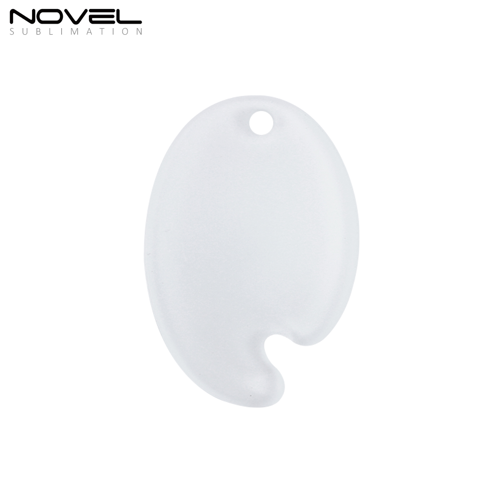 Sublimation Transparent Acrylic Single Sided Print Keyring DIY Keychain