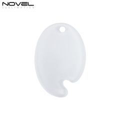 New Arrival Sublimation Transparent Acrylic Single Sided Print Keyring DIY Keychain