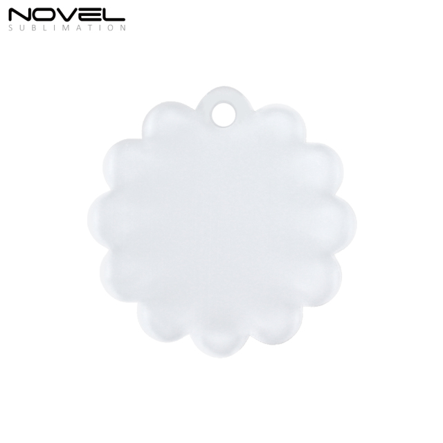 New Arrival Sublimation Transparent Acrylic Single Sided Print Keyring DIY Keychain