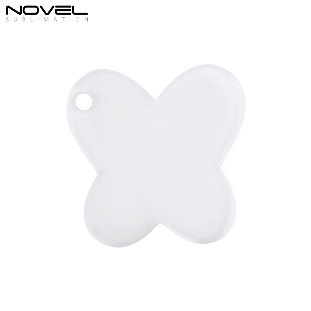 Sublimation Transparent Acrylic Single Sided Print Keyring DIY Keychain