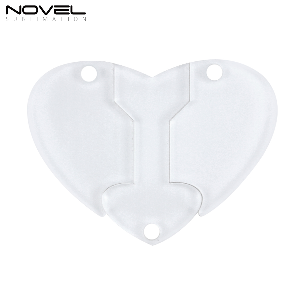 Sublimation Transparent Acrylic Single Sided Print Keyring DIY Keychain