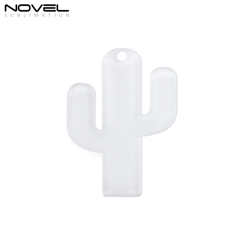 Sublimation Transparent Acrylic Single Sided Print Keyring DIY Keychain