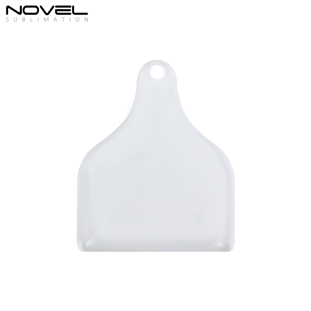 Sublimation Transparent Acrylic Single Sided Print Keyring DIY Keychain