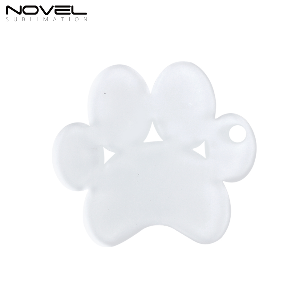 Sublimation Transparent Acrylic Single Sided Print Keyring DIY Keychain