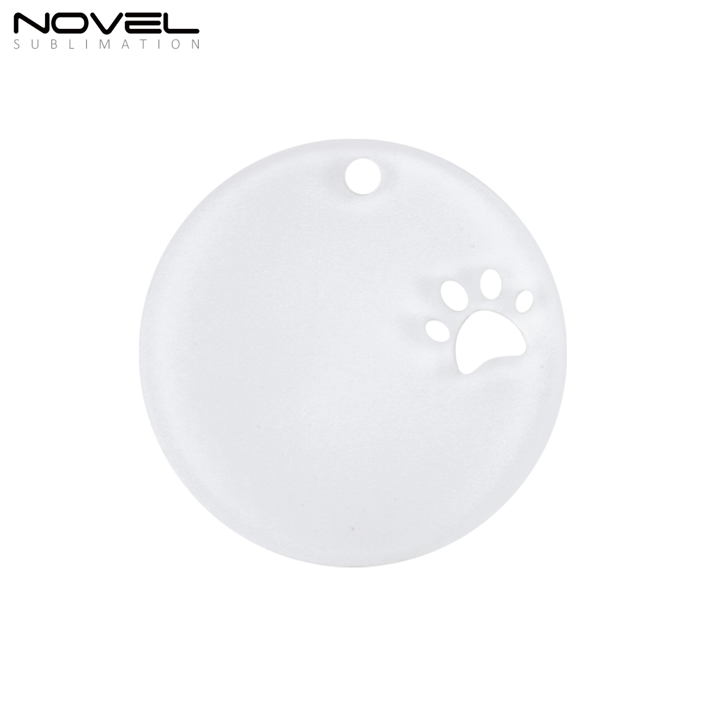 Sublimation Transparent Acrylic Single Sided Print Keyring DIY Keychain