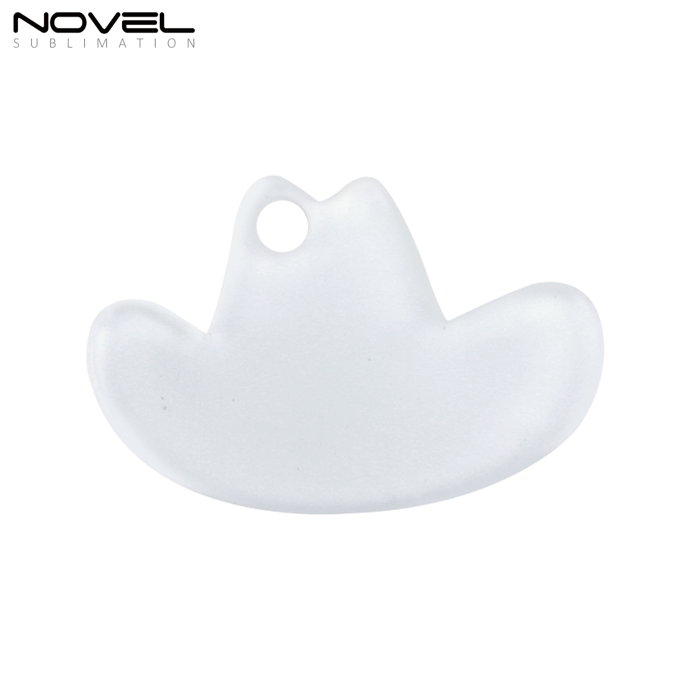 Sublimation Transparent Acrylic Single Sided Print Keyring DIY Keychain