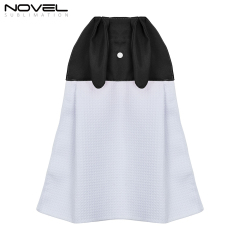 New Arrival High Quality Waffle Weave Sublimation Blank Rabbit Hand Towel with Long Ears