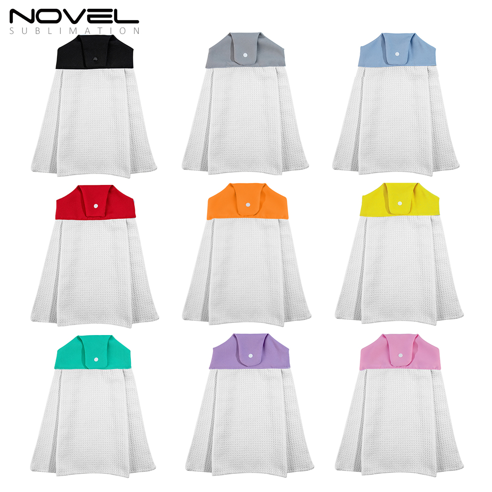 New Arrival High Quality Waffle Weave Sublimation Blank Kitchen Hand Towel Colorful Towel