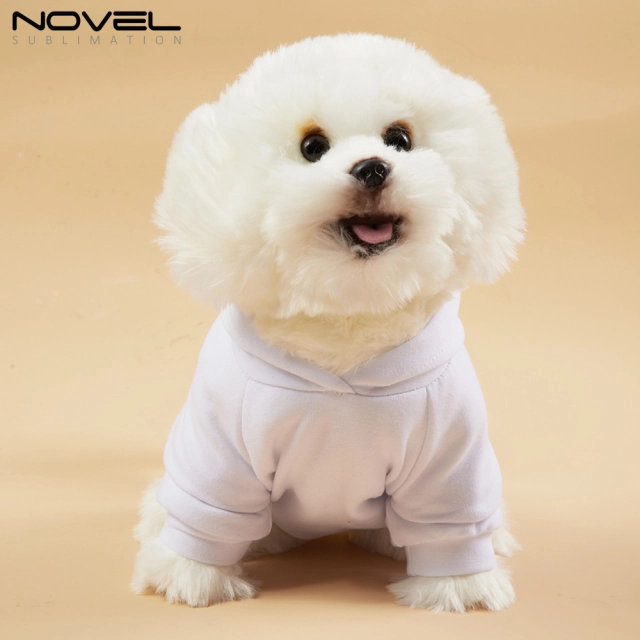 New Arrival Sublimation Blank Hoodie Winter Fleece Doggie Sweatshirt  Apparel