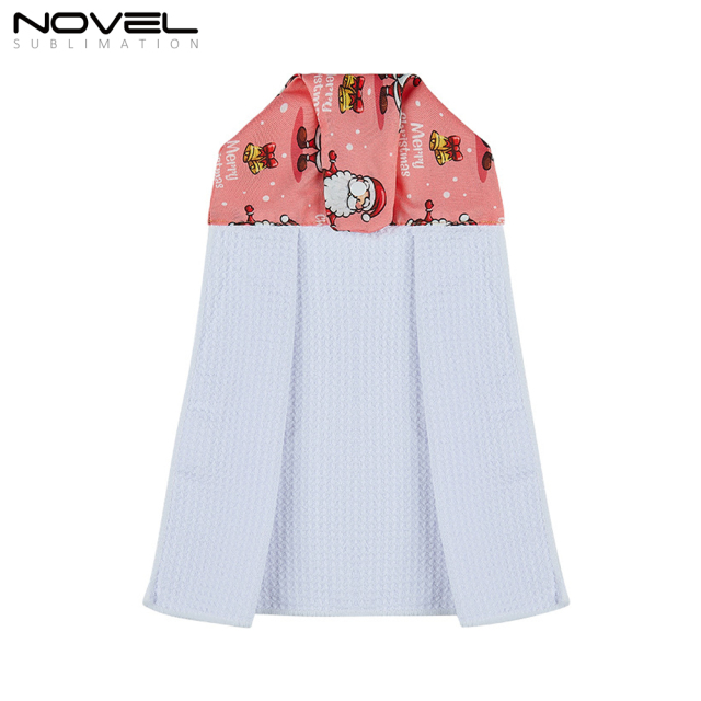 New Arrival High Quality Waffle Weave Sublimation Blank Kitchen Hand Towel White Towel