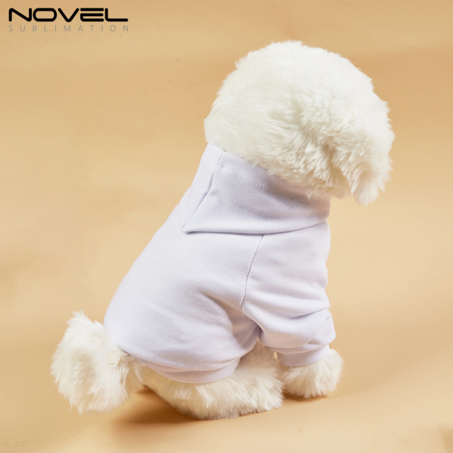 New Arrival Sublimation Blank Hoodie Winter Fleece Doggie Sweatshirt  Apparel