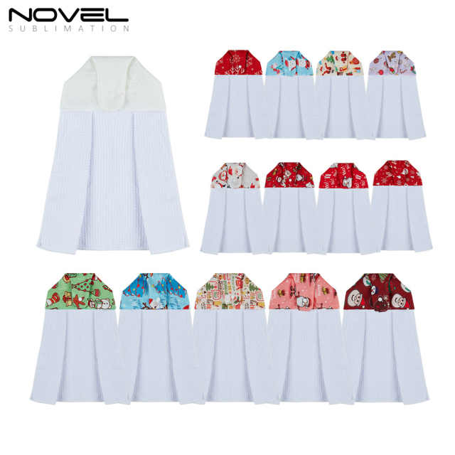 New Arrival High Quality Waffle Weave Sublimation Blank Kitchen Hand Towel White Towel