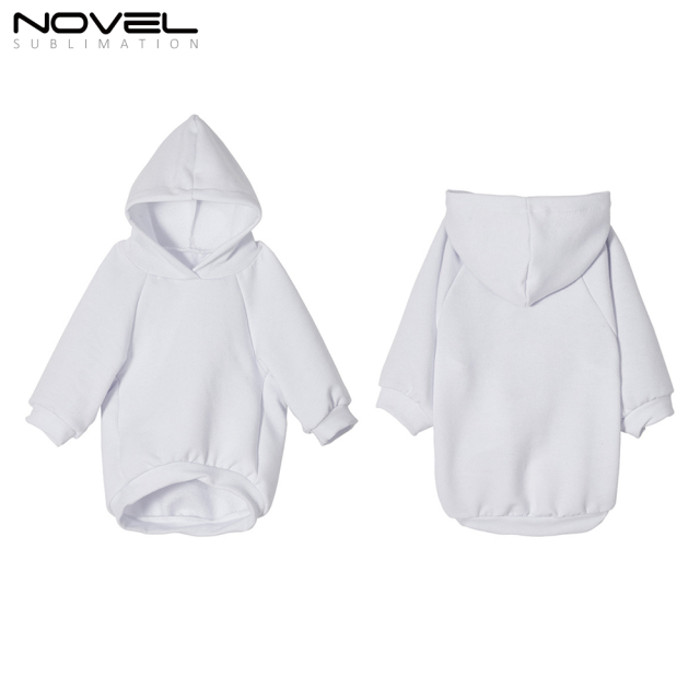 New Arrival Sublimation Blank Hoodie Winter Fleece Doggie Sweatshirt  Apparel