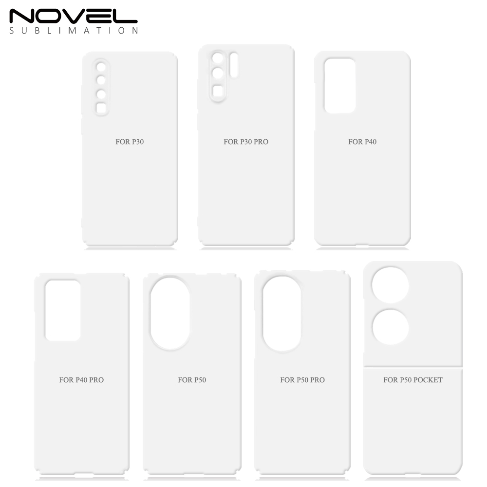 New Arrival 3D Film Sublimation Printing Plastic Phone Case For Huawei Series