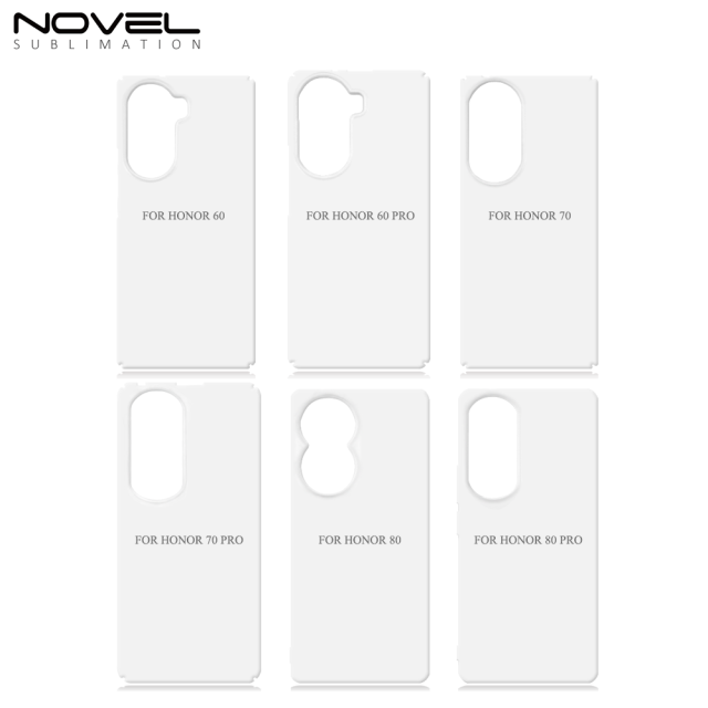 New Arrival 3D Film Sublimation Printing Plastic Phone Case For Huawei Series