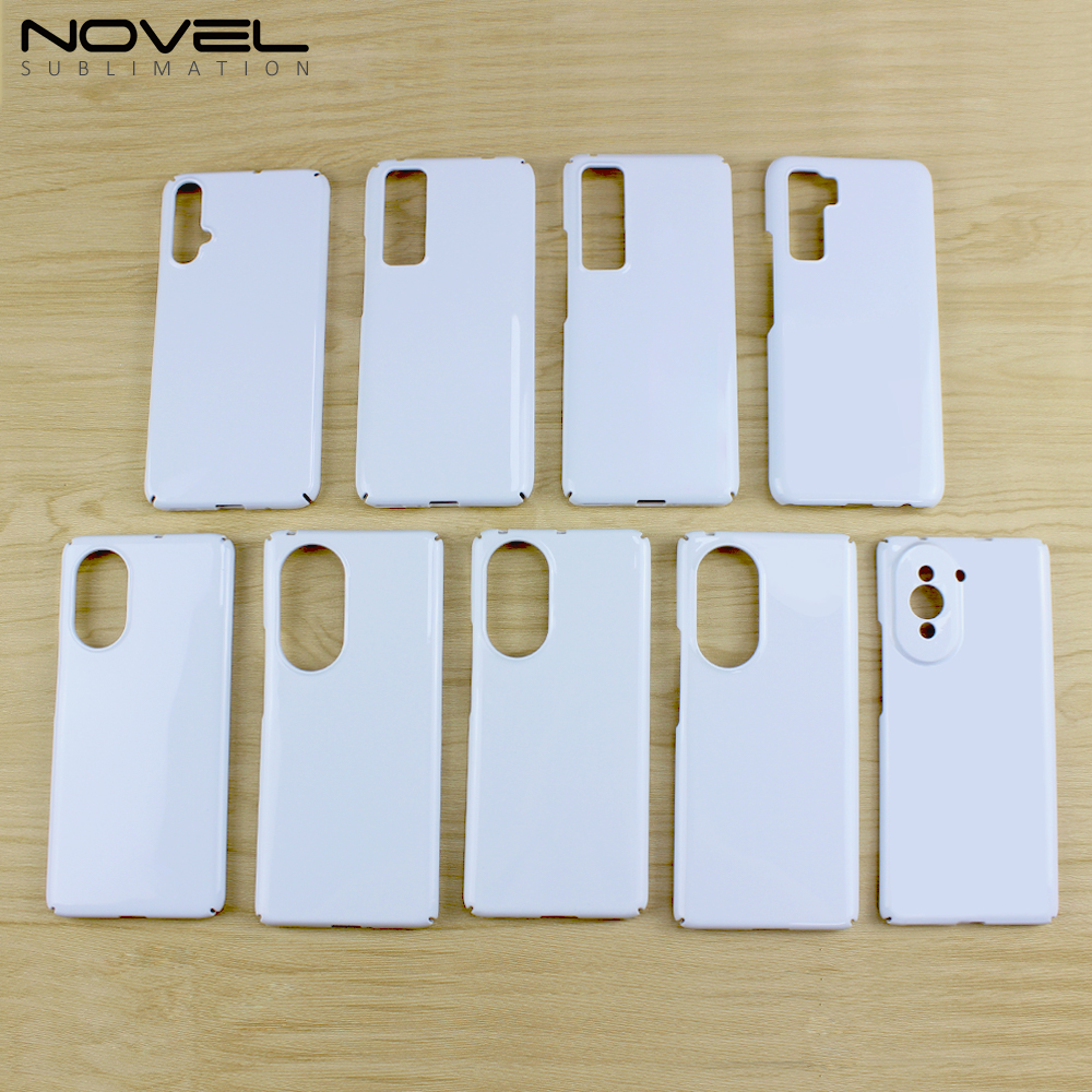 New Arrival 3D Film Sublimation Printing Plastic Phone Case For Huawei Series