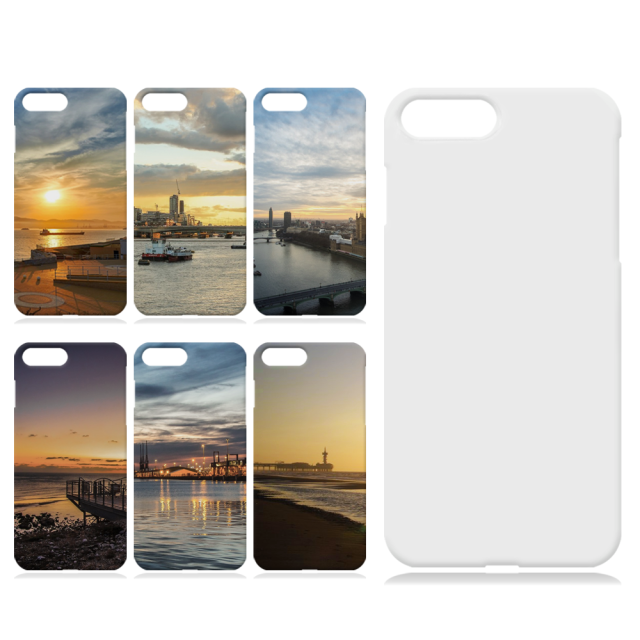 New Arrival 3D Film Sublimation Printing Plastic Phone Case For iPhone Series