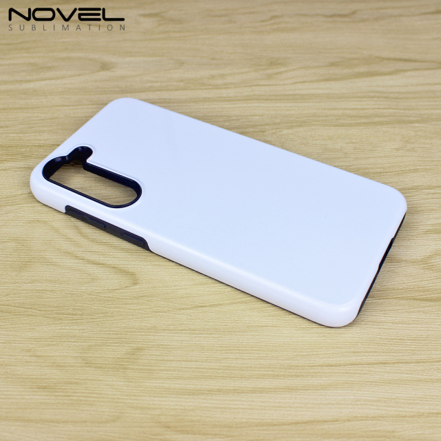 New Arrival 2in1 3D film case Sublimation cover customized DIY Cell Phone case for Samsung S23 series