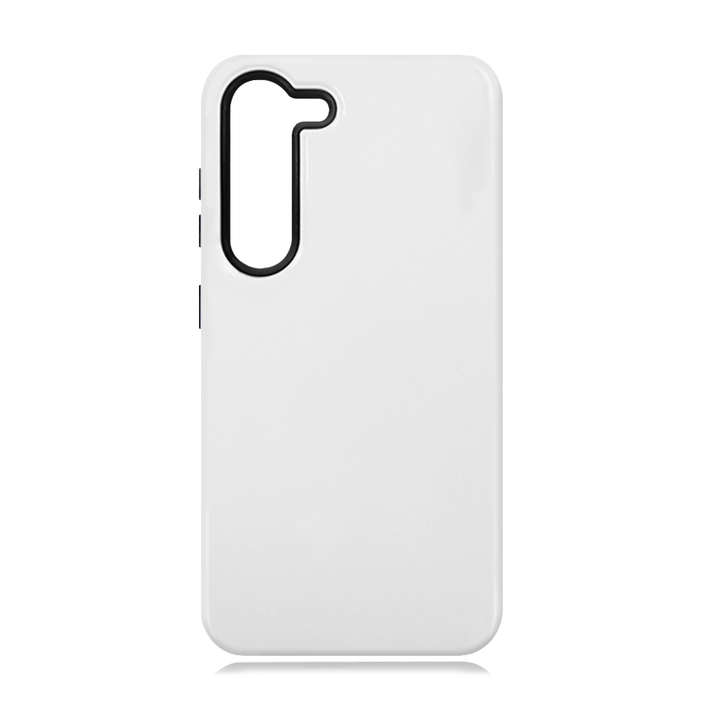 New Arrival 2in1 3D film case Sublimation cover customized DIY Cell Phone case for Samsung S23 series