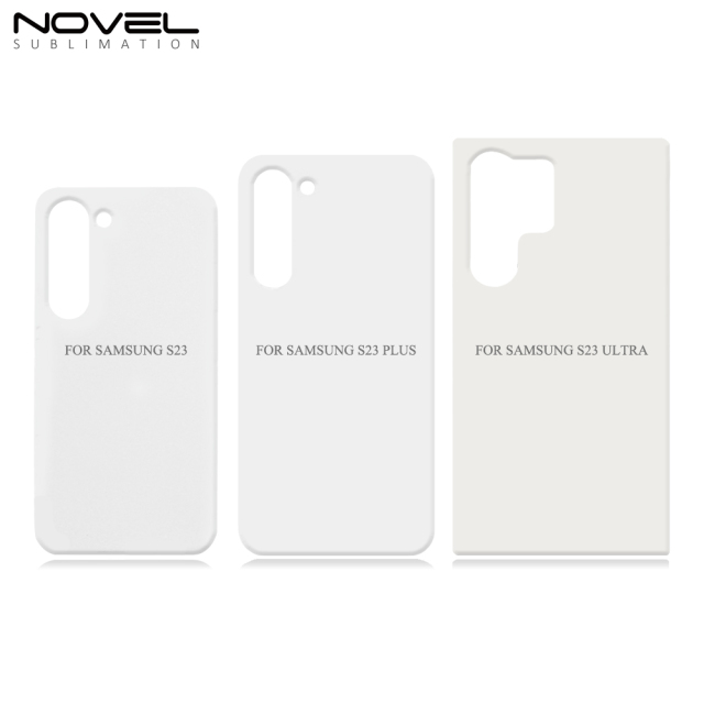 New Arrival 3D Film Sublimation Printing PC Phone Case For Samsung S23 Series