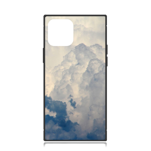 New Arrival Sublimation Square Blank 2D TPU Phone Case for iPhone Series DIY Shell With Aluminum Sheet