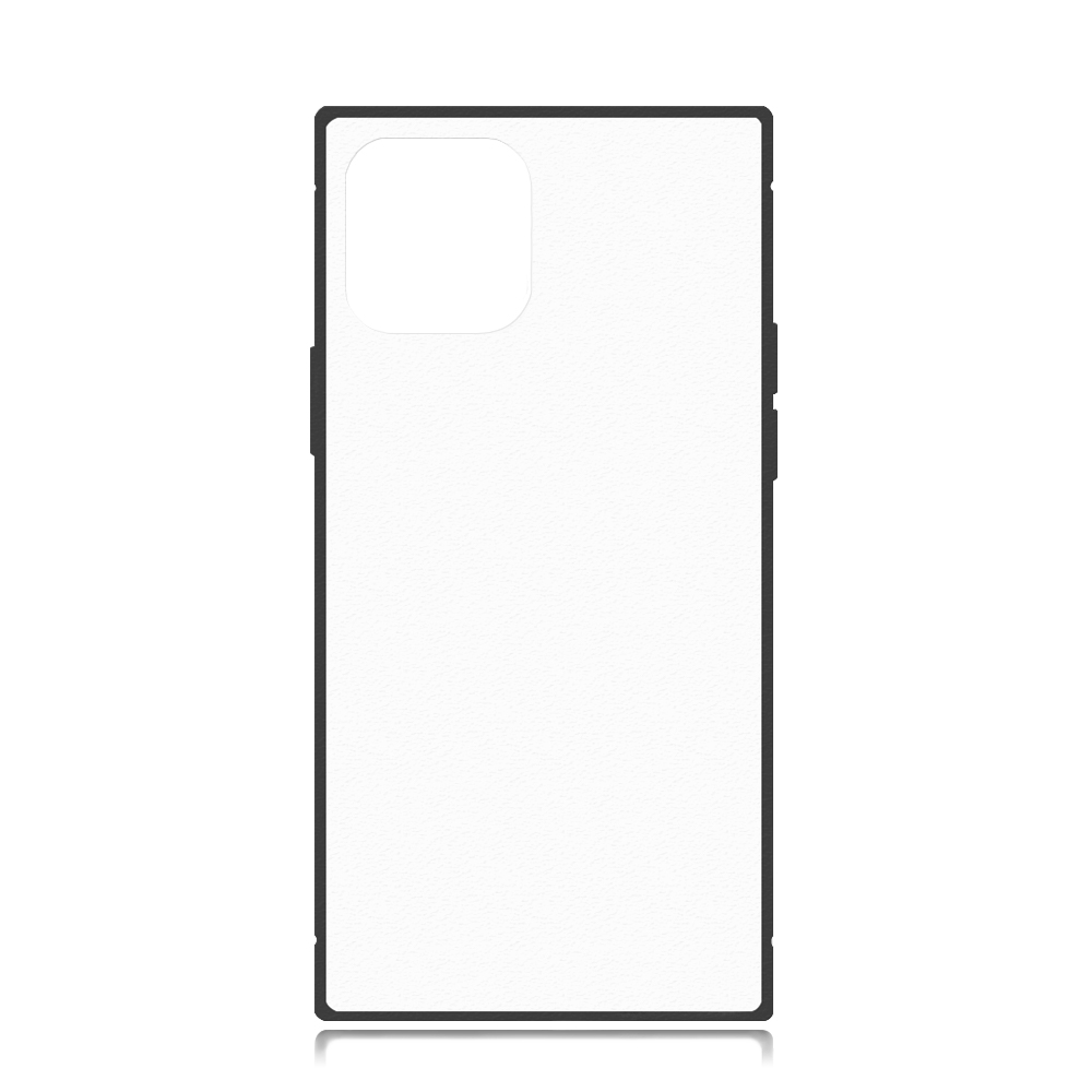 New Arrival Sublimation 2D TPU Square Phone Case for iPhone Series DIY Shell With Aluminum Sheet