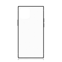 New Arrival Sublimation Square Blank 2D TPU Phone Case for iPhone Series DIY Shell With Aluminum Sheet