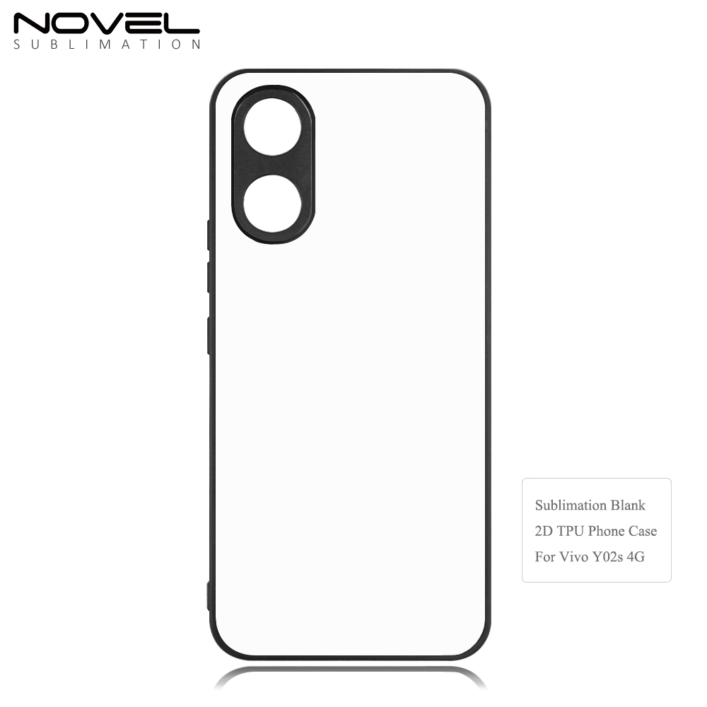 Sublimation Blank 2D TPU Phone Case With Metal Insert For Vivo Y Series Y19 /Y75 5G Y20 Y21 /Y21S/ Y16/Y32/Y33T/Y33S/Y50/Y70S/Y51S/IQOO U1/ Y77