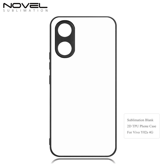 New Arrival Sublimation Blank 2D TPU Phone Case With Metal Insert For Vivo Y Series Y02s 4G Y75 5G Y20 Y21 /Y21S/ Y16/Y32/Y33T/Y33S/Y35/Y50/Y30/Y70S/Y51S/IQOO U1/ Y77