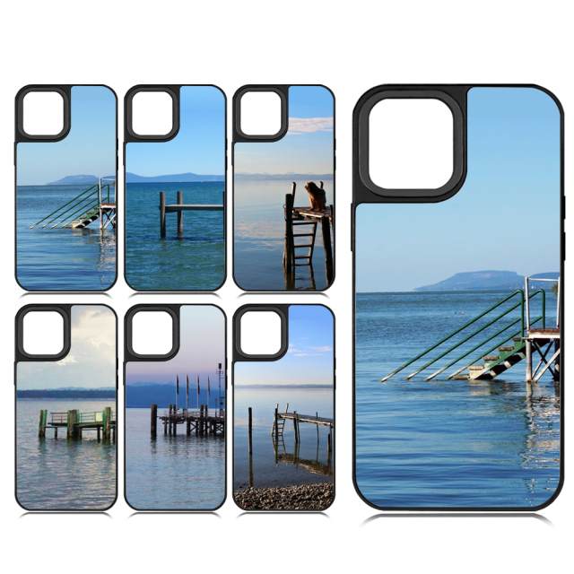 New Arrival Sublimation Blank 2D TPU Case Keyin printable letters around the iPhone series camera frame