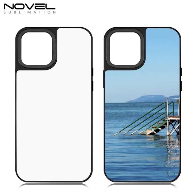 New Arrival Sublimation Blank 2D TPU Case Keyin printable letters around the iPhone series camera frame