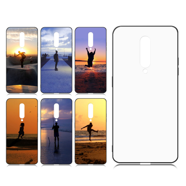 New Arrival For One Plus 7T / 7 Pro /8 Sublimation 2D TPU Case Cover With Aluminum Insert