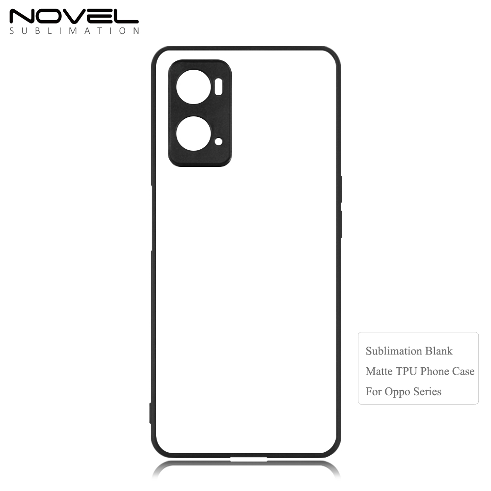 New arrival!!! For Oppo A1 5G / A8 /A36/Reno 3/ Reno 5 Sublimation 2D TPU Case Cover With Aluminum Insert