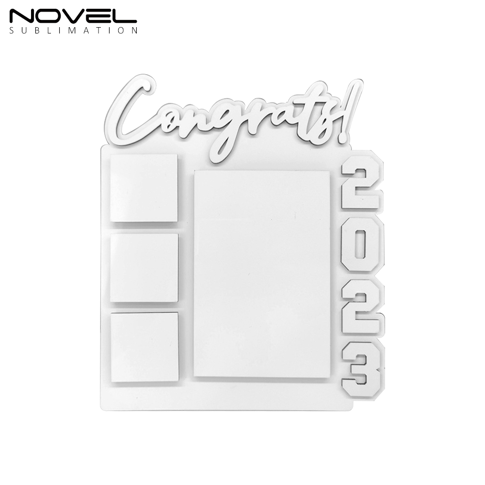 19 Styles MDF Crafts Sublimation Blanks Photo Frame for Graduation Series