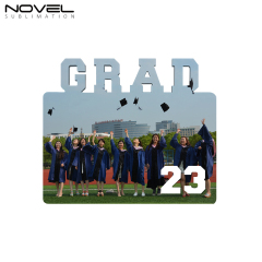 New Arrival 19 Styles MDF Crafts Sublimation Blanks Photo Frame for Graduation Series