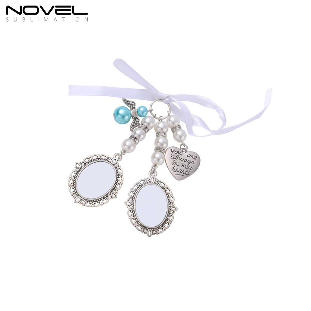 Elaborate Sublimation Blank Graduation Ornament With Metal Insert For DIY Printing