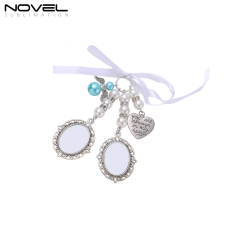 Elaborate Sublimation Blank Graduation Ornament With Metal Insert For DIY Printing