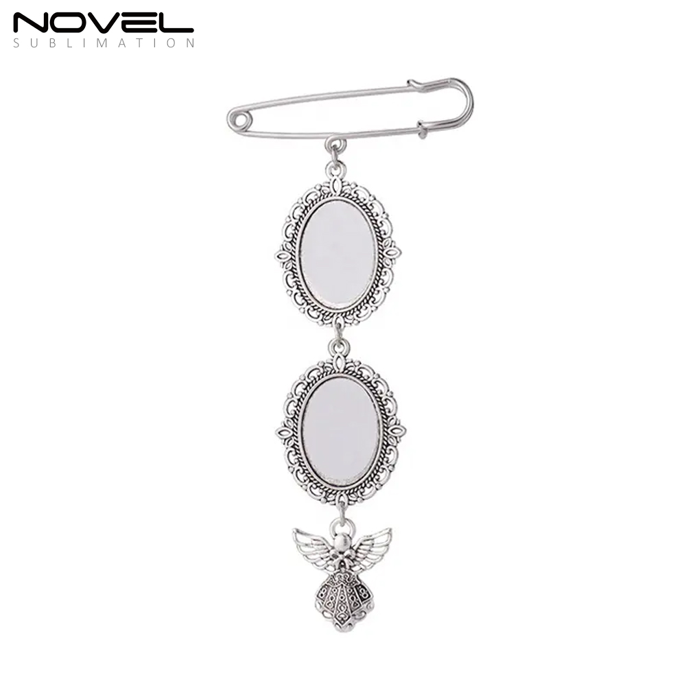 Elaborate Sublimation Blank Graduation Ornament With Metal Insert For DIY Printing