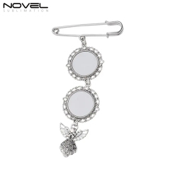 Elaborate Sublimation Blank Graduation Ornament With Metal Insert For DIY Printing