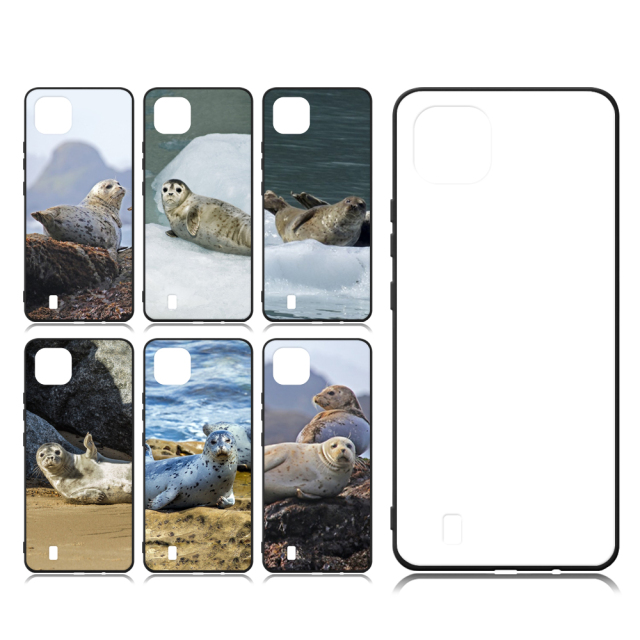 New arrival!!! Sublimation 2D TPU Case Cover for Realme C20/C11 2021、C21、C35 GW Series With Aluminum Insert