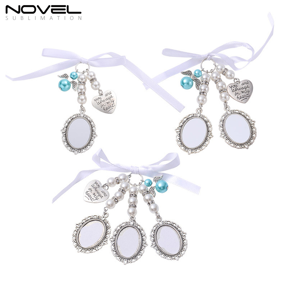 Elaborate Sublimation Blank Graduation Ornament With Metal Insert For DIY Printing