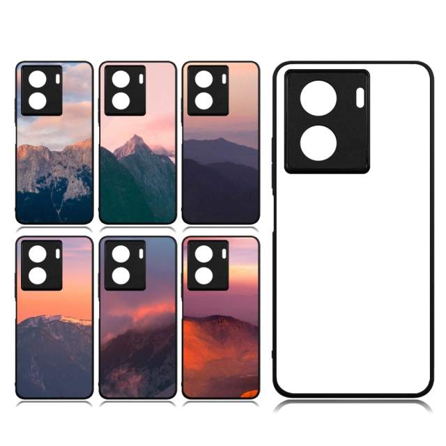 New Arrival Sublimation Blank 2D TPU Phone Case With Metal Insert For Vivo IQOO NEO / Z7、S1 PRO / V17、Y50、Y78+5G Series