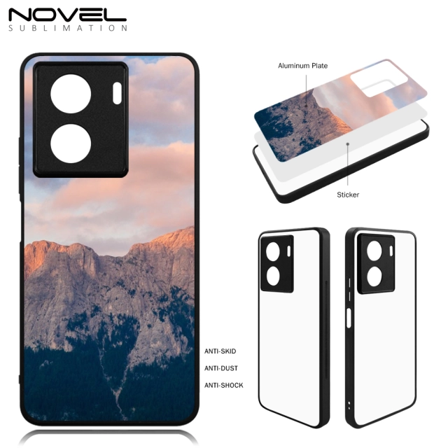 New Arrival Sublimation Blank 2D TPU Phone Case With Metal Insert For Vivo IQOO NEO / Z7、S1 PRO / V17、Y50、Y78+5G Series