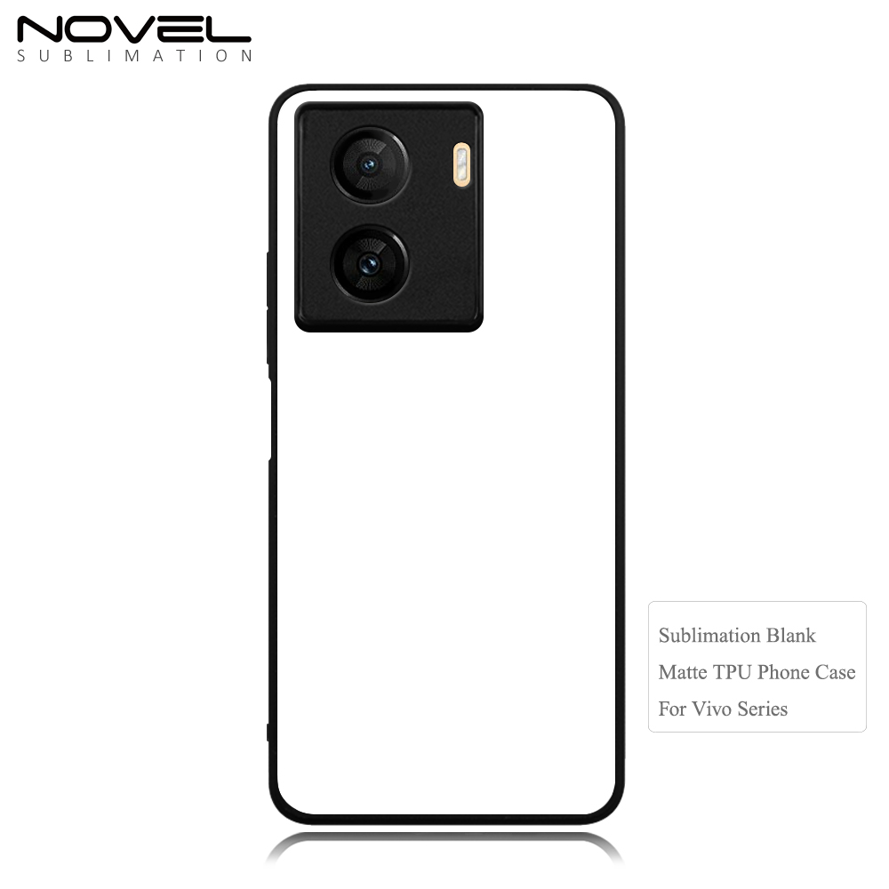 New Arrival Sublimation Blank 2D TPU Phone Case With Metal Insert For Vivo IQOO NEO / Z7、S1 PRO / V17、Y50、Y78+5G Series