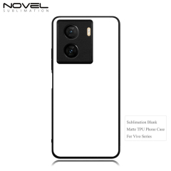 New Arrival Sublimation Blank 2D TPU Phone Case With Metal Insert For Vivo IQOO NEO / Z7、S1 PRO / V17、Y50、Y78+5G Series