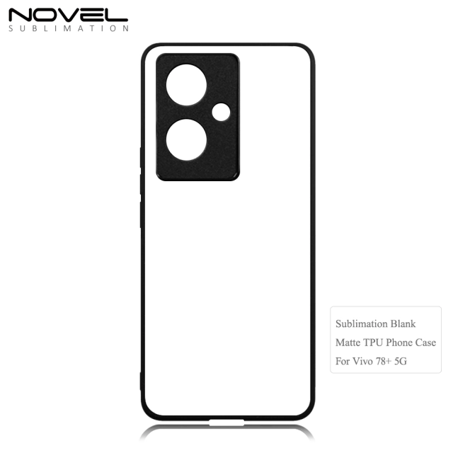 New Arrival Sublimation Blank 2D TPU Phone Case With Metal Insert For Vivo IQOO NEO / Z7、S1 PRO / V17、Y50、Y78+5G Series