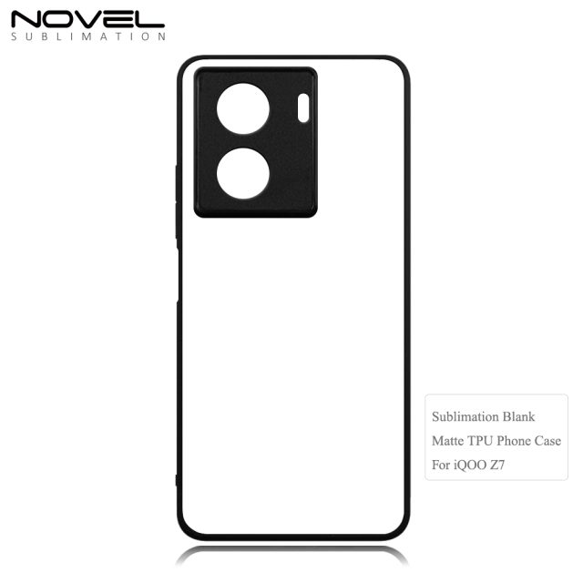 New Arrival Sublimation Blank 2D TPU Phone Case With Metal Insert For Vivo IQOO NEO / Z7、S1 PRO / V17、Y50、Y78+5G Series