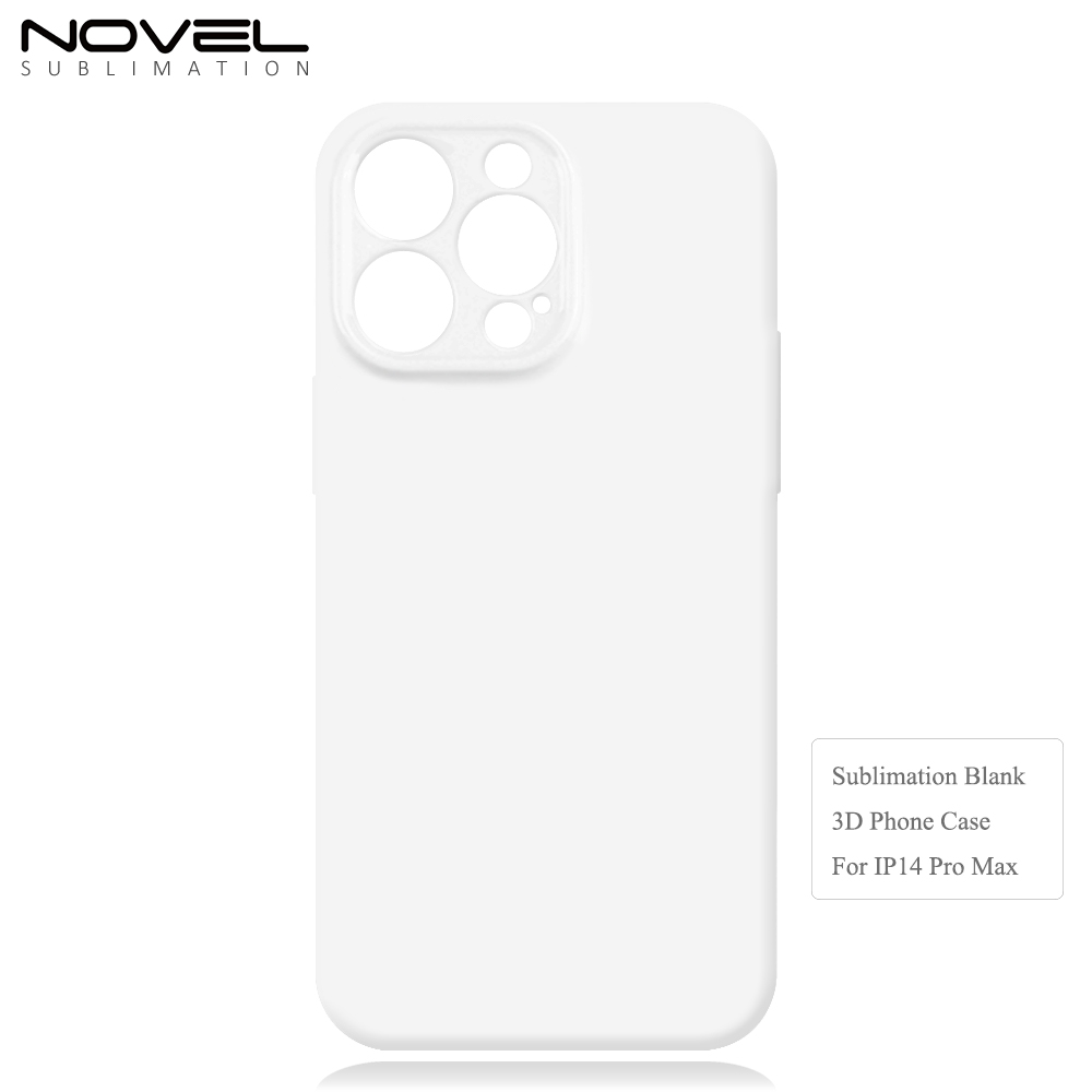 New Arrival 3D Film Sublimation Printing Plastic Phone Case For iPhone 14 Series Full Coverage Mobile Phone Case