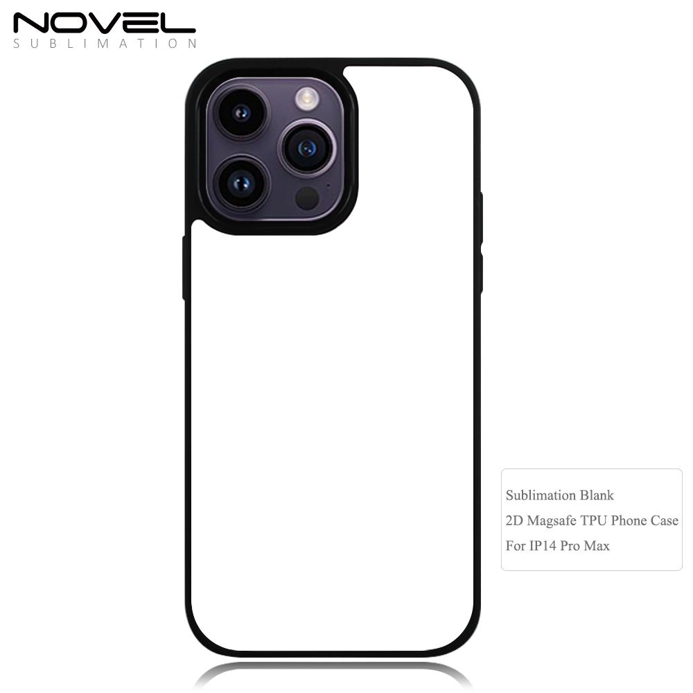 New Arrival Sublimation 2D TPU Magsafe Phone Case For iPhone 17,16,15,14 Series Support Wireless Charging with Soft Film Insert