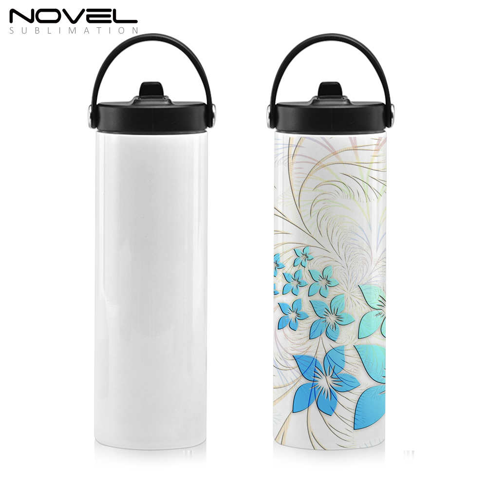 New Arrival Sublimation Printing 20oz Tumblers 20oz Stainless Steel Sports Bottle with Straw